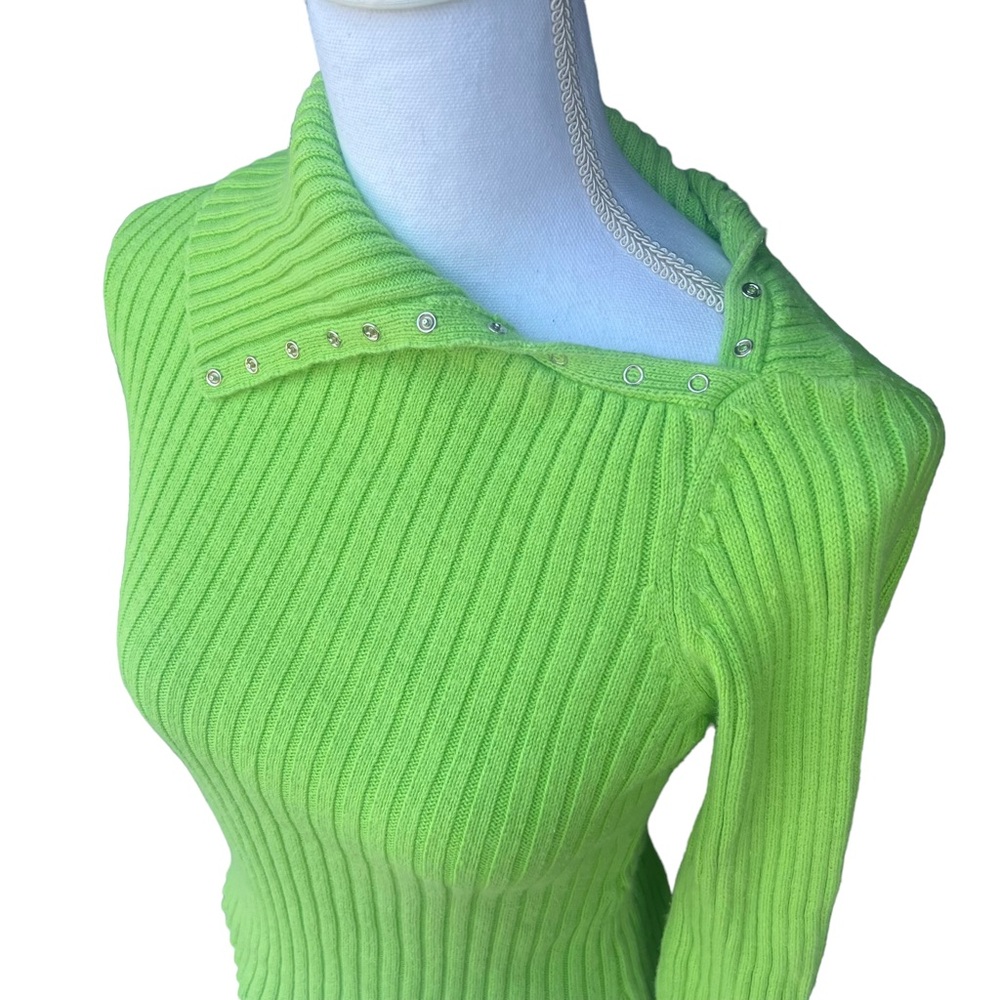 Y2k No Boundaries Snap Button Sweater - image 2